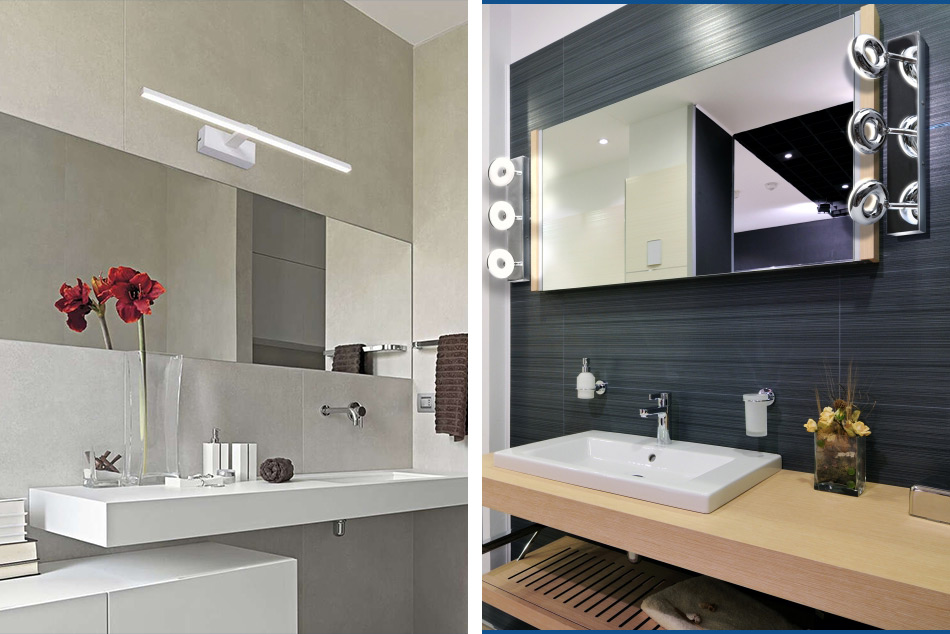 Аплиците са популярен избор за осветление за баня