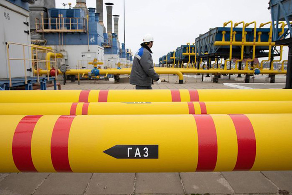 Природният газ се пренася по тръби